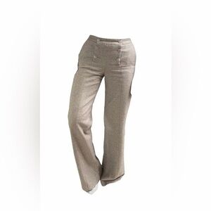 Sezane Double Button Front Trouser in Wool